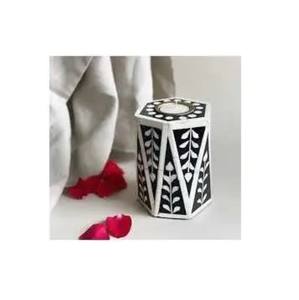 Nouvelle conception forme carrée brûleur d'encens bois et nacre Mabkhar décor de mariage Mabkhar en vrac - Product Image 1