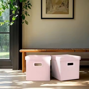 Caja de almacenamiento de tela hecha en Vietnam: donde el encanto se encuentra con la organización fácil - Product Image 1