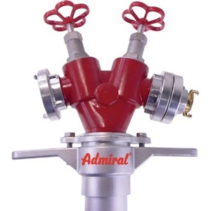 Tuyau de vidange en aluminium avec sortie DN 80 et 2 vannes Admiral - Product Image 1
