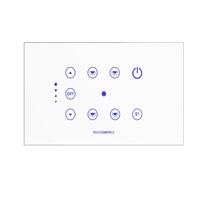 Prise intelligente avec télécommande NFC à écran tactile en verre, compatible avec Google Alexa Tuya NFC Smart Switch FDL-040X-TS