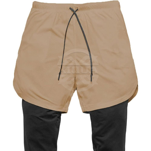Shorts de sport 2-en-1 pour l'entraînement en salle, le fitness, le jogging et la course, avec extensibilité et poches, style legging et short de football - Product Image 6