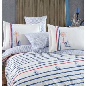 Ensemble de housse de couette en popeline double Olimpia White Hobby - Product Image 3