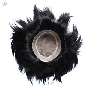 Mirage Border วิกผมชายแบบพรีเมี่ยม, แบบอินเดียเลมี่แต่งผมแบบตรง - Product Image 1