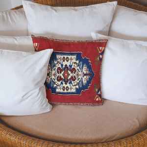 Coussin imprimé floral vintage, décoration d'intérieur de style turc, housse + insert - Product Image 4