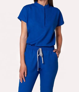 Ensembles de gommage médical pour femmes uniformes hospitaliers haut de gamme coton/polyester avec spandex pour les soins infirmiers-vente en gros - Product Image 5