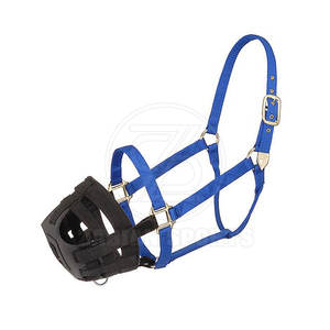 Museau de pâturage de cheval en nylon réglable pour une gestion efficace du pâturage Museau de pâturage de cheval robuste - Product Image 1