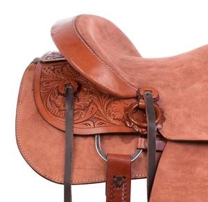 Selle de course Western en cuir véritable de qualité supérieure pour l'équitation - Product Image 4