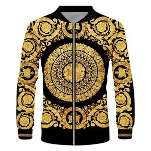 Veste bomber en satin polyester à sublimation fine, personnalisable, best-seller, avec patch brodé personnalisé, imperméable, coupe-vent, pour équipe universitaire - Product Image 6