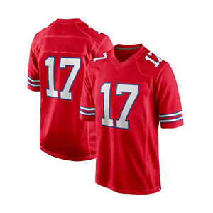 Camiseta de fútbol americano deportiva sublimada de alto fabricante para hombres y camiseta de fútbol de secado rápido transpirable al por mayor - Product Image 5