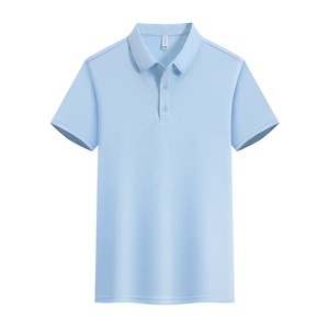 T-shirt sec en coton et polyester avec logo personnalisé pour polos T-shirt en tissu de jersey imprimé pour hommes Ventes entières Expédition DDP - Product Image 3