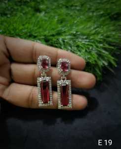 Indian Latest Exclusive Designer Light <b>Weight</b> With American Diamond Earring <b>Women</b> <b>for</b> Party <b>Women's</b> Fashionable Party - Product Image 4