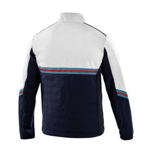 Venta al por mayor de chaquetas de béisbol de los hombres personalizados azul teñido satén Softshell con capucha características de luz para el invierno desgaste chaqueta para los hombres - Product Image 2