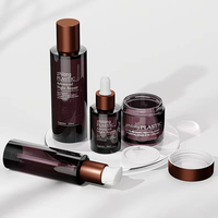 Flacon compte-gouttes en PETG à paroi épaisse 30ml, flacon de reconditionnement 50ml/120ml, flacon de lotion, ensemble de contenants cosmétiques pour essence