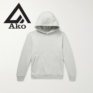 เสื้อฮู้ดดี้ผ้าหนาสำหรับผู้ชาย ไซส์ใหญ่ สกรีนลายตามสั่ง หรูหรา ผ้าฝ้าย แบบเรียบ ยูนิเซ็กซ์ โดย Ako - Product Image 1