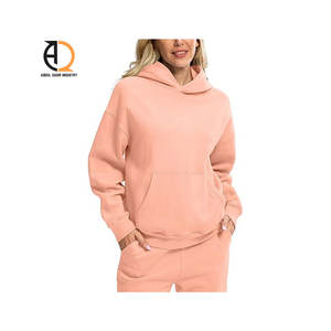 Sweatshirts en polaire à capuche surdimensionnés pour femmes, pulls à manches longues pour l'hiver/l'automne avec poche - Product Image 3