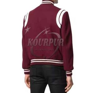 Comprar chaqueta Varsity de béisbol de moda de alta calidad para hombres Varsity Letterman chaquetas para hombres de Pakistán 2025 de calidad superior - Product Image 4