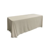 Nappe rectangulaire unie, nappe résistante, housse de table réutilisable pour banquets, dîners, réunions, vente en gros