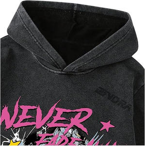 เสื้อมีฮู้ดสำหรับผู้ชายเสื้อสเวตเชิ้ตแบบมีเชือกรูดแขนยาวพิมพ์ลายตัวอักษรกราฟิกเสื้อสวมหัวมีกระเป๋า - Product Image 3