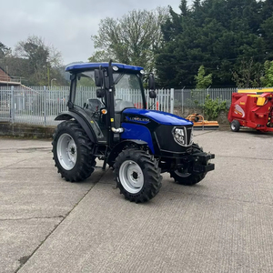 Tracteur d'occasion haut de gamme Lovol 75 CV 90 CV 100 CV 4x4 avec cabine, chauffage et climatisation, radio, siège à suspension pneumatique, longue durée de vie pour l'agriculture - Product Image 1