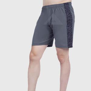 Shorts de sport décontractés pour hommes de haute qualité avec taille élastique, séchage rapide, respirants, en polyester/coton, nouveau style, vente chaude - Product Image 1