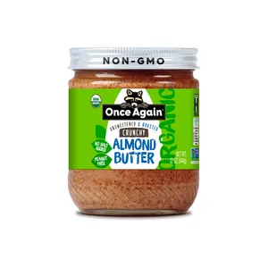 Premium Quality Organic Cashew Butter Packed into 12oz Jar Case of 6 Unsweetened Organic Gluten free Vegan Kosher