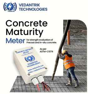 Système de surveillance de la maturité du béton pour béton armé avec suivi de la résistance en temps réel - Product Image 3