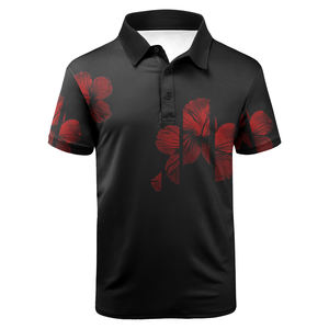 Polo de golf para hombre, oferta de fábrica, último diseño personalizado, logotipo OEM, 100% algodón, manga corta, camisetas antiarrugas para hombre, polo - Product Image 2