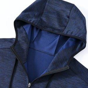 Custom High Quality Hoodie Casual Full Zip Up Colorful Oversized Plus Size <b>Men'S</b> Hoodies For Online Sale - Product Image 4