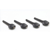 High Quality MA International Black High-effective Ebony Wood Oud Pegs Set for Violin & Oud