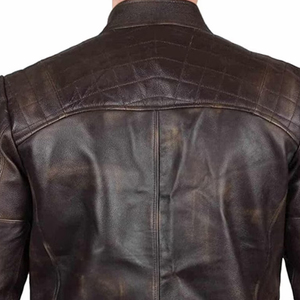 Nouveau Style poids léger blanc coupe-vent hommes vestes en cuir/hommes vêtements personnalisé populaire mode hommes veste en cuir - Product Image 6