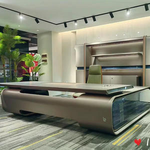 Luxury Wooden Meeting Table Modern Rectangular Boardroom Desk Commercial <b>Office</b> Furniture Large Conference Room Desk - Product Image 2