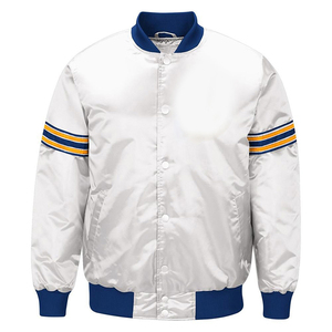 Chaqueta Varsity de Baloncesto con Logotipo Personalizado de Alta Calidad, con Capucha, Resistente al Viento, con el Mejor Bordado, Informal, para Exteriores, Tejida - Product Image 2