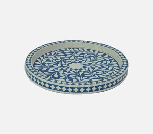 Artisanat Rectangulaire Forme Os Incrustation Plateau Maison Plateau Décoratif pour Table Basse Motif Unique Essayez Os Artisanat - Product Image 3