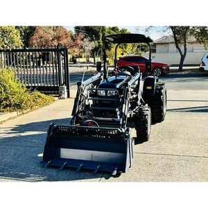 Lovol รถแทรกเตอร์4WD 35HP พร้อมถัง4IN1น้ำหนักรวม2,120กก. และรถตักดินด้านหน้า450กก. - Product Image 1