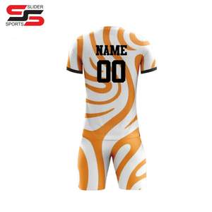 Uniforme de Fútbol de Verano de Alta Calidad, Conjunto de Equipación de Fútbol, Secado Rápido, Impresión Digital, Logotipo Personalizado, 100% Poliéster - Product Image 4