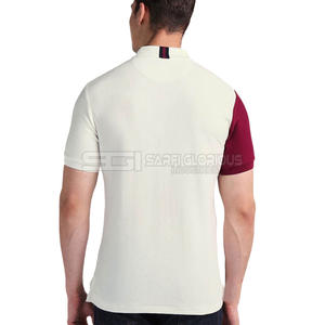 Polo à manches courtes en pur coton pour homme 2025 Printemps et été Polo haut de gamme pour homme Polo en coton uni décontracté - Product Image 3
