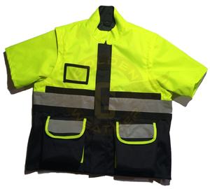 Uniforme de Guardia de Seguridad, Chaleco Táctico Mecánico de Seguridad, Personalizable, Removible, Reflectante, Ropa de Seguridad, Chaqueta de Seguridad Tipo Parka - Product Image 1