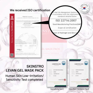 Mascarilla Facial de Hidrogel SKINSTRO Hecha en Corea, Diseñada para una Piel Hidratada y un Acabado con Brillo Natural - Product Image 5