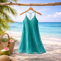 Maillot de bain une pièce pour femme, mini, plage, col en V profond, respirant, séchage rapide, maternité, grande taille, polyester