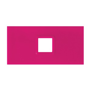 Lot de 4 cache-cernes MSV en ABS et acrylique de couleur fuchsia 6,4 x 9,8 x 2,5 cm - Product Image 1