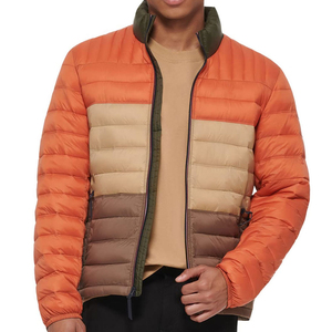 Wholesale Latest <b>Men's</b> Winter <b>Long</b> Sleeve Puffer <b>Jacket</b> with Customized Logo Plus Size Zipper Closure - Product Image 2