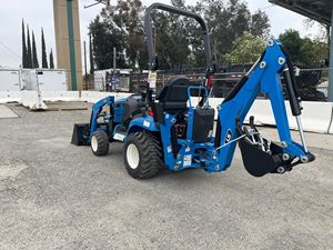Affordable 2025 LS <b>Lawn</b> <b>Mower</b> 4x4 Small Tractor with Front End Loader Backhoe Tractors Trucks Agriculture <b>Mini</b> Farm Tractor - Product Image 5