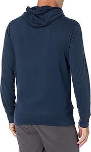 Sudadera con capucha de Jersey ligero de otoño informal para hombre con tejido de punto de algodón 100% transpirable y absorbente de humedad para mayor comodidad - Product Image 4