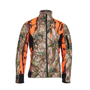 Standing Collar Water Resistant Digital Print Hunting Outdoor Men Coat Fleece Sports Outdoor <b>Hiking</b> Soft Shell <b>Jacket</b> - Product Image 1