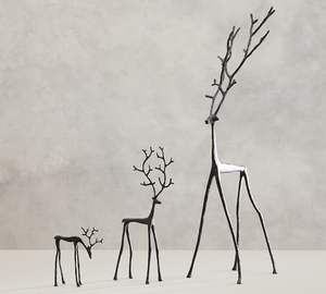 Ornements suspendus de Noël en métal pour décorer l'arbre de fête maison vacances idées de cadeaux faits à la main designs uniques - Product Image 1