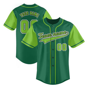 Maillot de baseball de conception pour hommes de haute qualité Maillot de baseball sur mesure de haute qualité Maillots de baseball à manches courtes pour hommes - Product Image 1