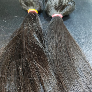 Extensions de cheveux humains indiens Remy bruts non traités, à double trame, provenant d'un seul donneur, qualité usine, vente en gros, permanentes - Product Image 4
