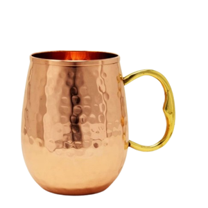 Poignée en laiton tasse en cuivre Ayurveda avantages pour la santé bière et vin boisson tasse en cuivre pour boissons Camping utilisation en plein air - Product Image 4