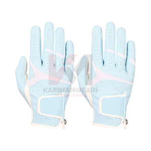 Guantes de Golf de Piel de Oveja Gris de Primera Calidad, Diseño Transpirable, Ropa Deportiva de Alto Rendimiento - Product Image 1