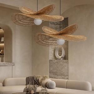 Abat-jour en rotin fait à la main écologique Vente en gros Suspension décorative Durable Durable du Vietnam - Product Image 4